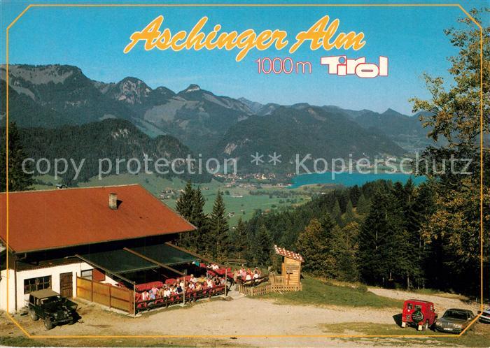 Buchberg Tirol Alpengasthaus Aschinger Alm Alpenpanorama See