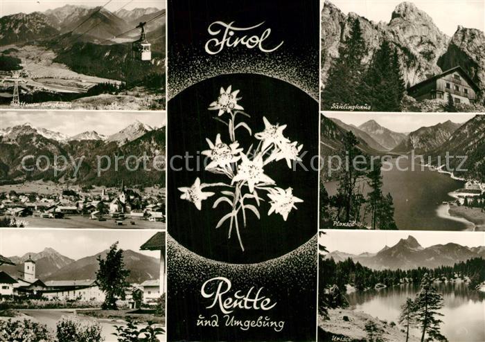 Reutte Tirol Seen der Region Bergbahn Saeulinghaus Berghaus Alpenpanorama Alpenf