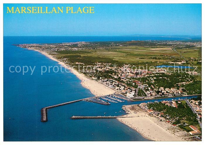 Marseillan Plage Vue aérienne