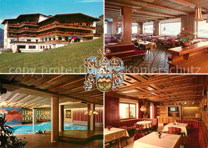 Oberau Wildschoenau Tirol Pension Silberberger Restaurant Hallenbad