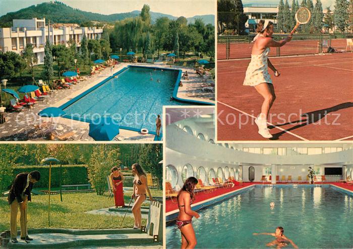 Abano Terme Hotel Ermitage Bel Air Swimming Pool Hallenbad Tennis Minigolf