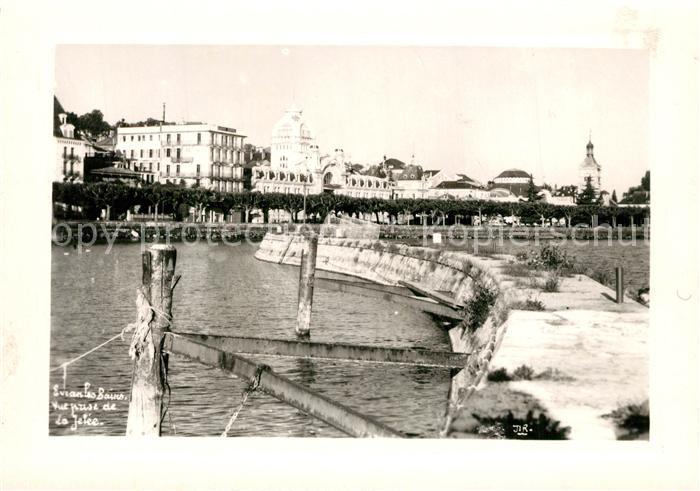 Evian-les-Bains Haute Savoie Vue prise de la Jetée