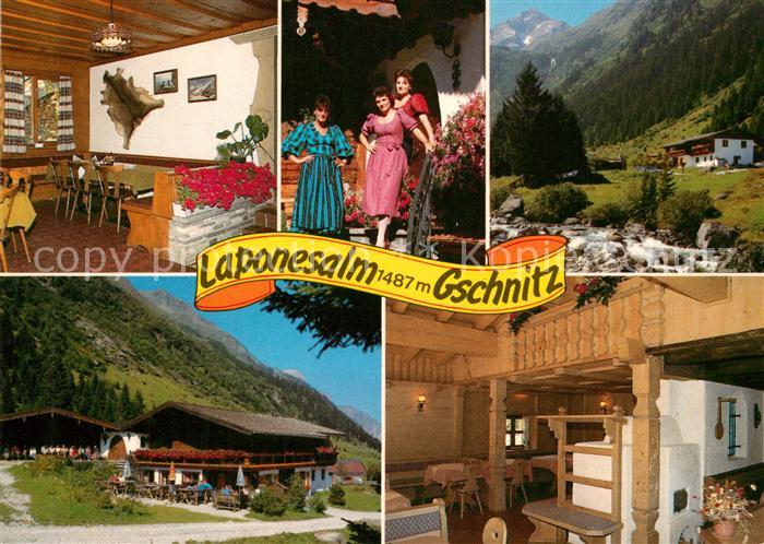 Gschnitz Tirol Laponesalm Bergbach Alpen