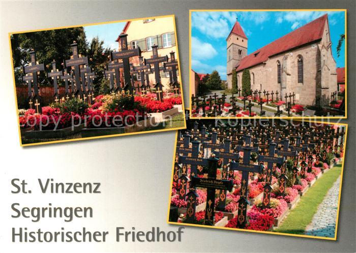 Segringen St Vinzenz Kirche Historischer Friedhof