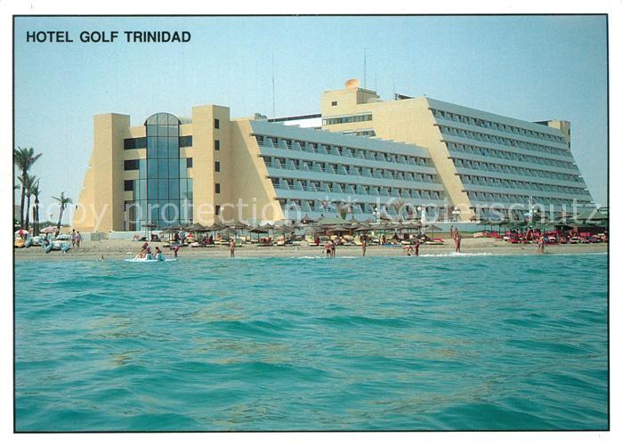 Roquetas de Mar Hotel Golf Trinidad Ansicht vom Meer aus
