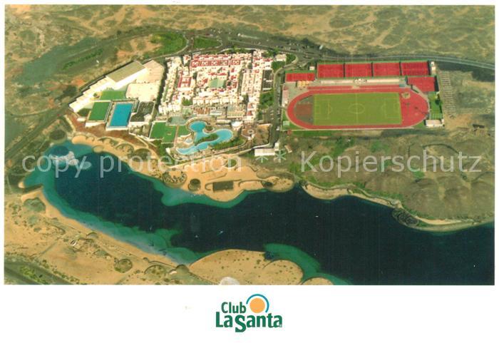 Lanzarote Kanarische Inseln Club La Santa Sportanlagen Fliegeraufnahme