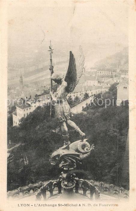 Lyon France Archange Saint Michael