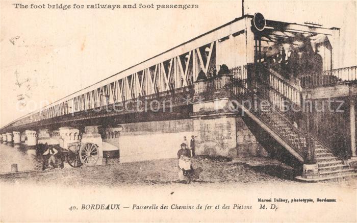 Bordeaux Passarelle des Chemins Pietons