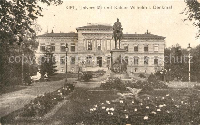 Kiel Universitaet Kaiser Wilhelm I Denkmal