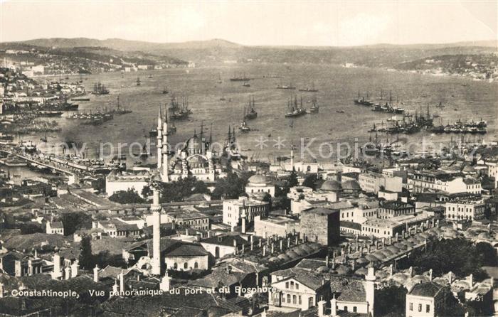 Constantinopel Istanbul Panorama Hafen