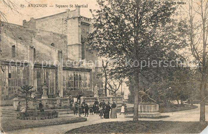 Avignon Vaucluse Square Saint Martial