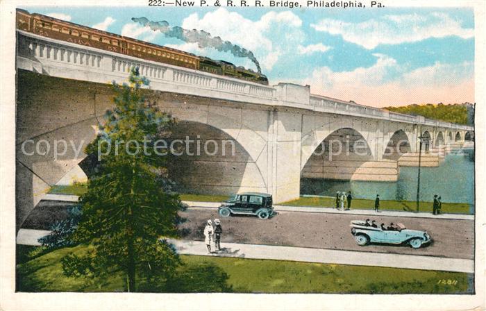Philadelphia Pennsylvania New Bridge Kuenstlerkarte