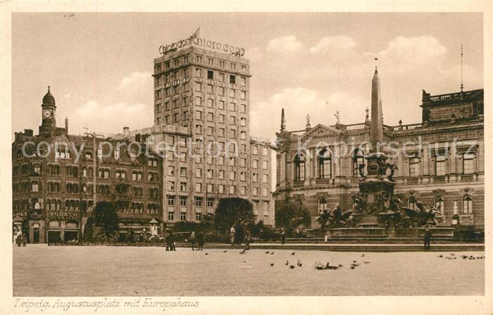 LEIPZIG Sachsen Augustusplatz Europahaus