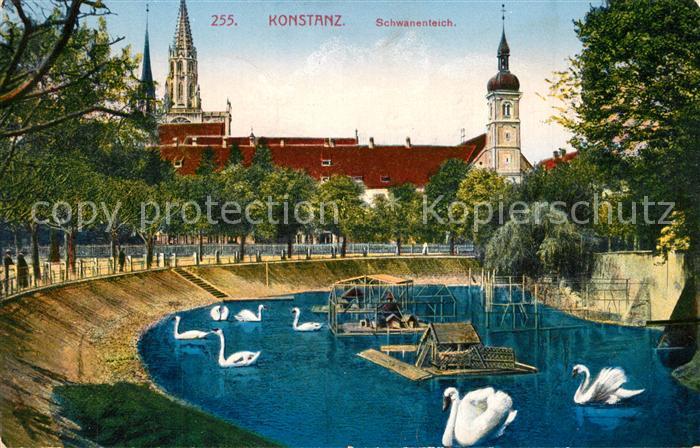 Konstanz Bodensee Schwanenteich