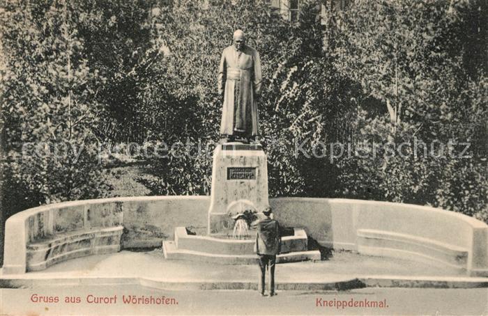 Woerishofen Bad Kneippdenkmal