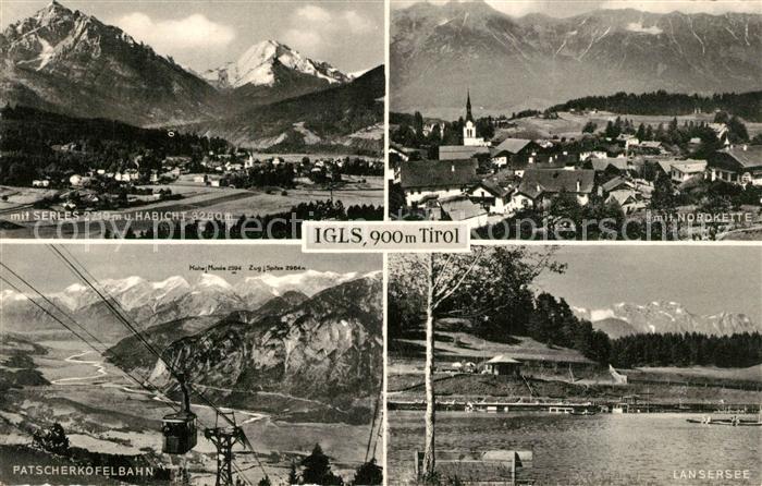 Igls Tirol Lansersee Patscherkofelbahn Nordkette