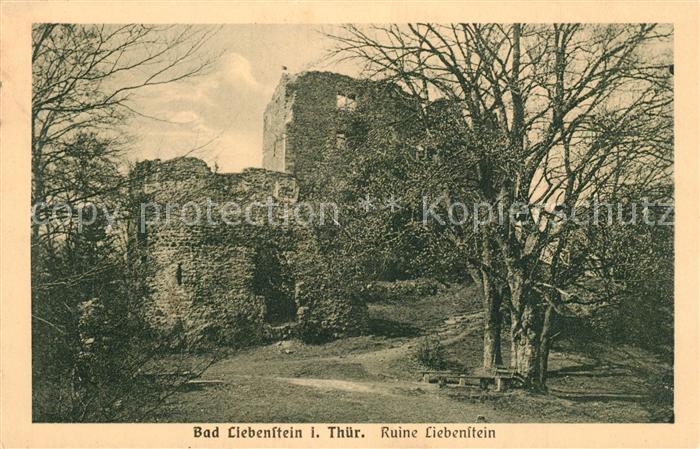 Liebenstein Bad Ruine Burg