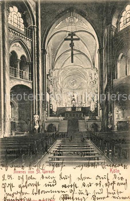 Koeln Rhein Sankt Gereon Altarraum