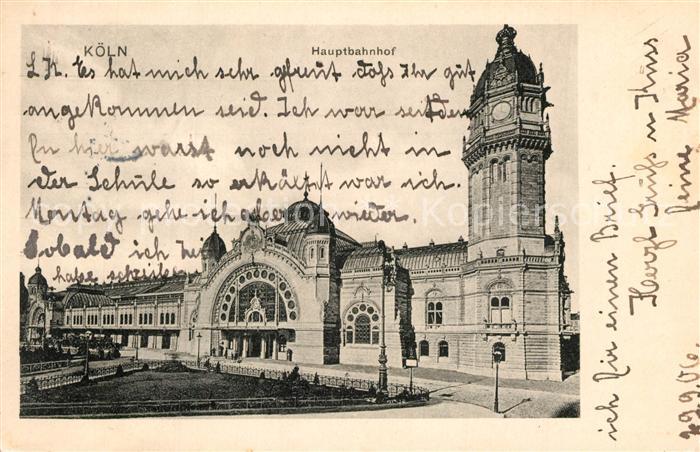Koeln Rhein Hauptbahnhof