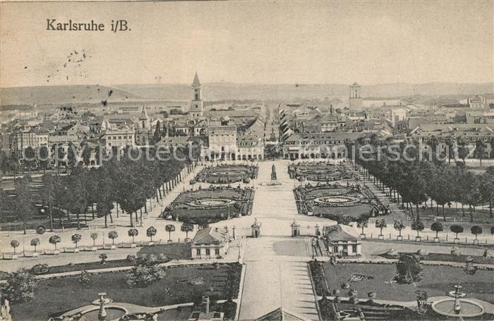 Karlsruhe Baden Panorama Schlosspark