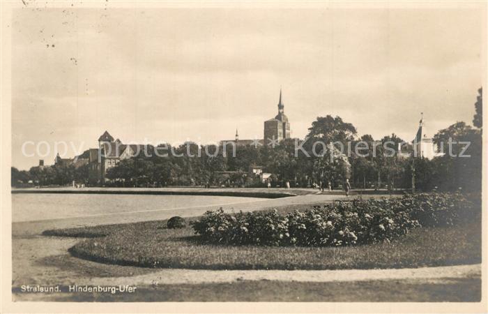 Stralsund Mecklenburg Vorpommern Hindenburg Ufer