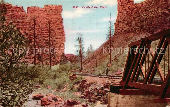 Utah US-State Castle Gate
