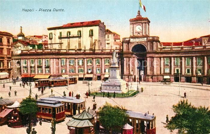 Napoli Neapel Piazza Dante