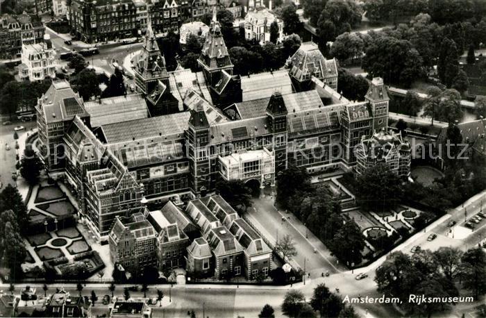 Amsterdam Niederlande Fliegeraufnahme Rijksmuseum