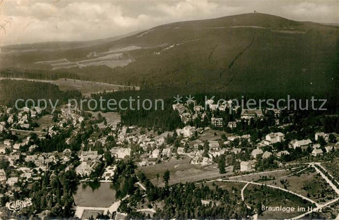 Braunlage Fliegeraufnahme Warmbergschanze Warmbergbaude