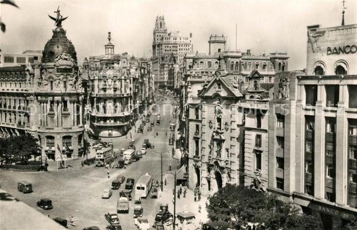 Madrid Spain Avnida de Jose Antonio
