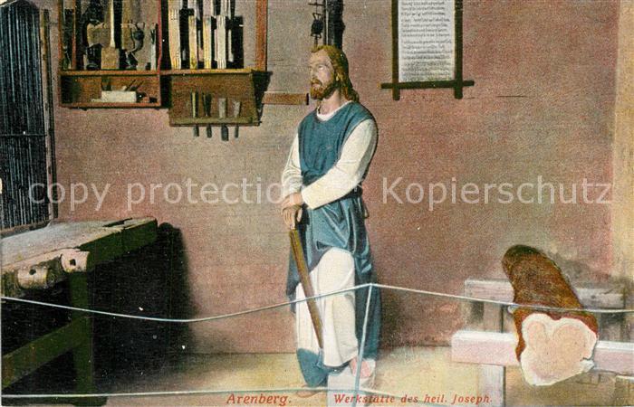 Koblenz Rhein Arensberg Werkstatt hl. Josef