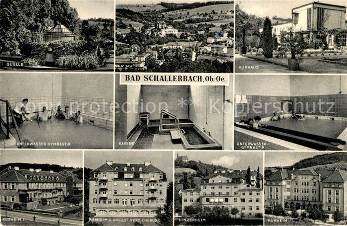 Bad Schallerbach Qulle Unterwasser Gymnastik Kurheime Linzerheim