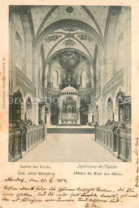 Oelenberg Elsass Cisterzienser Abtei Alterraum