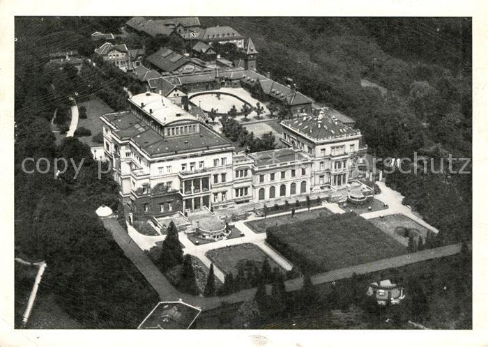 Essen Ruhr Fliegeraufnahme Villa Huegel