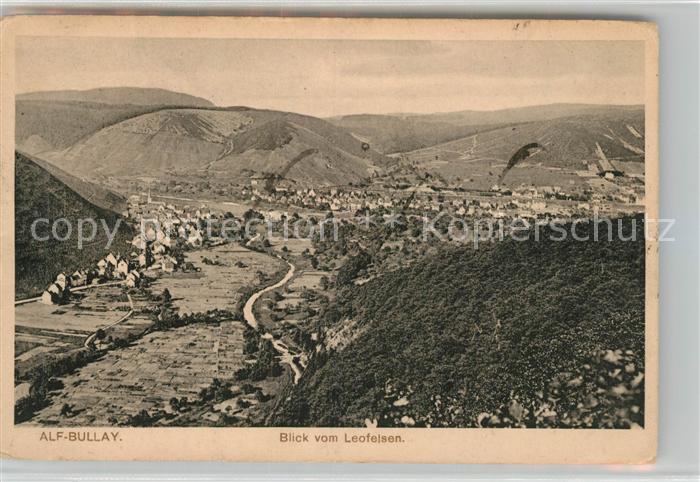 Alf Mosel Bullay Blick vom Leofelsen