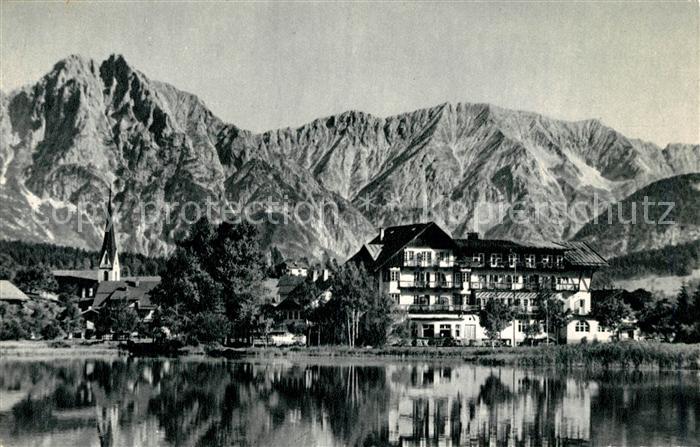 Seefeld Tirol Panorama Wettersteingebirge