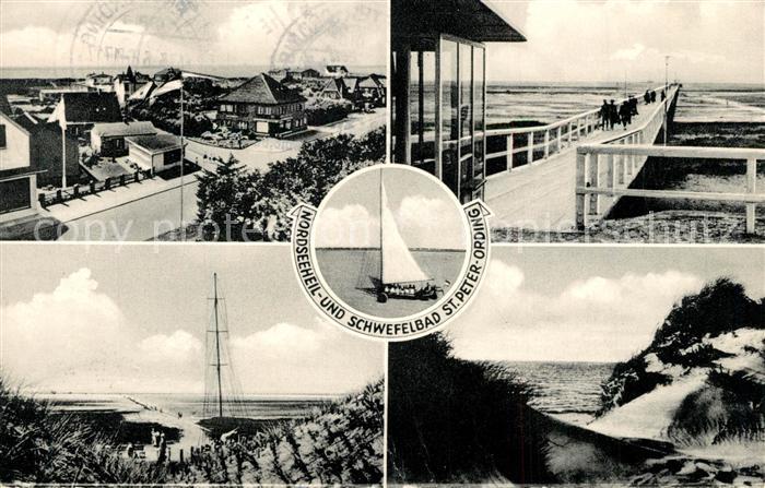 St Peter-Ording Seebruecke Duenen Stadtansicht