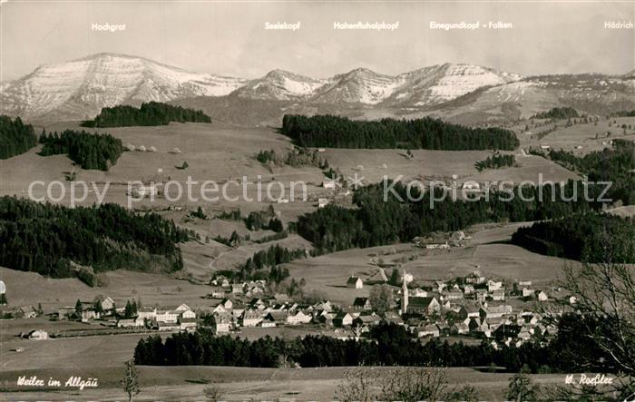 Weiler Allgaeu Panorama