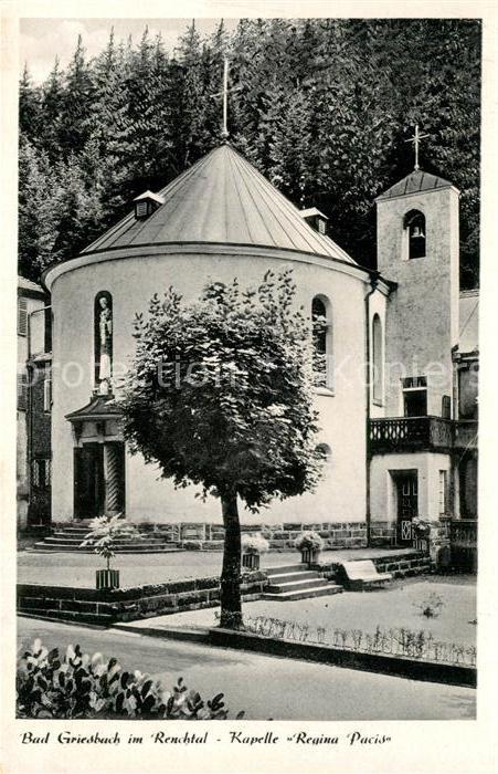 Bad Griesbach Schwarzwald  Kapelle Regina Pacis