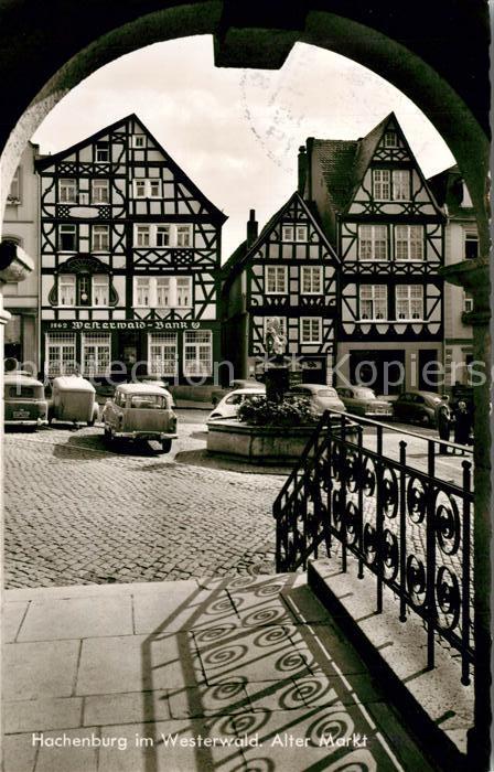 Hachenburg Westerwald Alter Markt