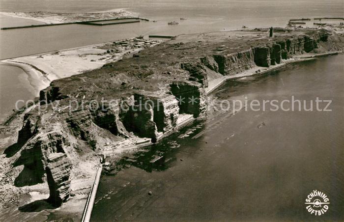 Helgoland Westkueste Fliegeraufnahme