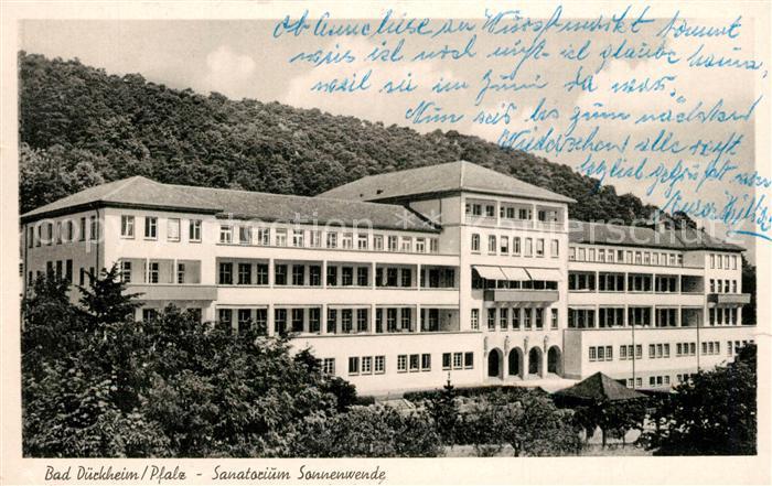 Bad Duerkheim Sanatorium Sonnenwende