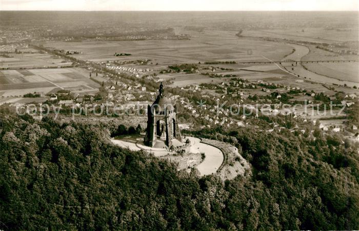 Porta Westfalica Fliegeraufnahme