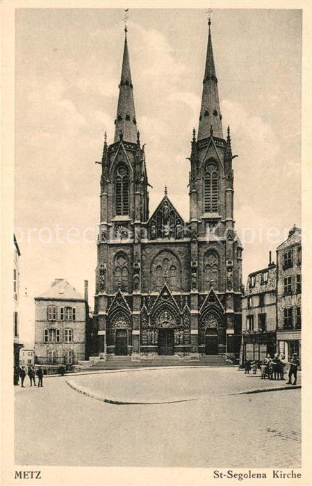 Metz  57 Moselle Sankt Segelena Kirche