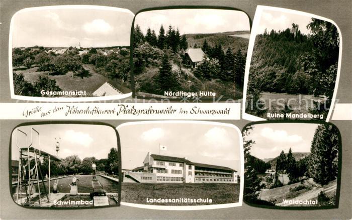Pfalzgrafenweiler Noerdlinger Huette Ruine Mandelberg Schwimmbad Waldachtal