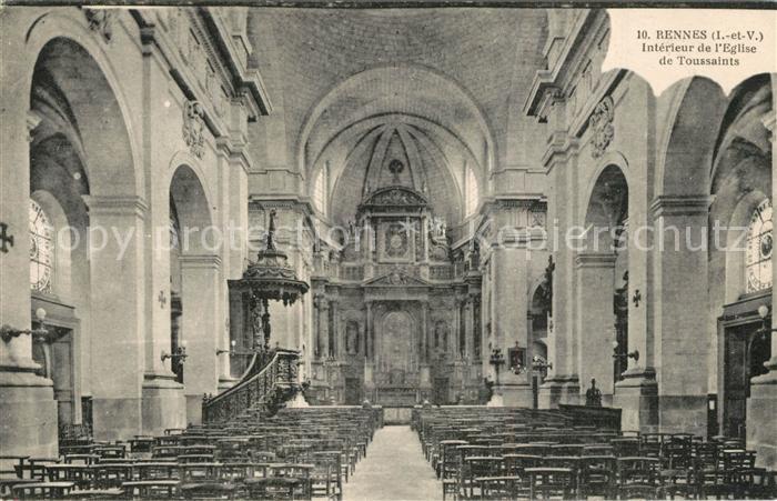 Rennes Ille-et-Vilaine Kirche Altarraum