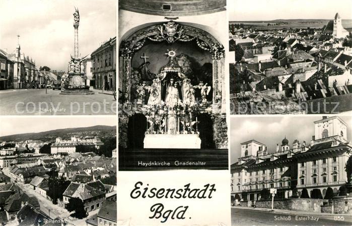 Eisenstadt Hauptplatz Haydnkirch Gnadenaltar Schloss Esterhazy