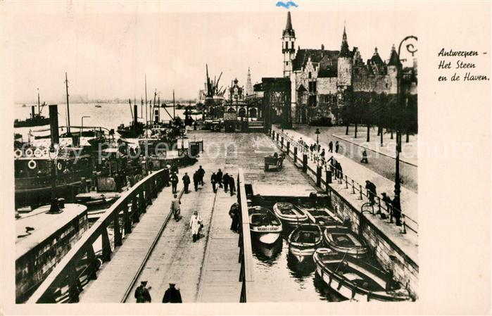 Antwerpen Anvers Het Steen en de Haven
