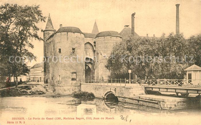Bruges BRUGGE Belgie Porte de Gand