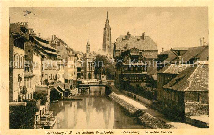 Strassburg Elsass Stadtpanorama